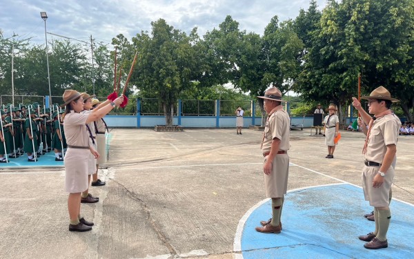 วันจันทร์ที่ ๑ กรกฎาคม พ.ศ. ๒๕๖๗ โรงเรียนเทศบาลบ้านเป็ด จัดพิธีทบทวนคำปฏิญาณ และสวนสนาม “เนื่องในวันคล้ายวันสถาปนาคณะลูกเสือแห่งชาติ” ประจำปีการศึกษา 