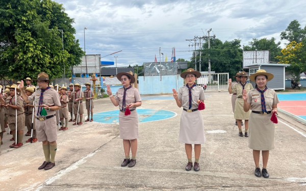 วันจันทร์ที่ ๑ กรกฎาคม พ.ศ. ๒๕๖๗ โรงเรียนเทศบาลบ้านเป็ด จัดพิธีทบทวนคำปฏิญาณ และสวนสนาม “เนื่องในวันคล้ายวันสถาปนาคณะลูกเสือแห่งชาติ” ประจำปีการศึกษา 