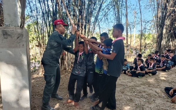 กิจกรรมเข้าค่ายลูกเสือ-เนตรนารี ประจำปีการศึกษา 2566