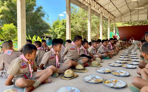 กิจกรรมเข้าค่ายลูกเสือ-เนตรนารี ประจำปีการศึกษา 2566