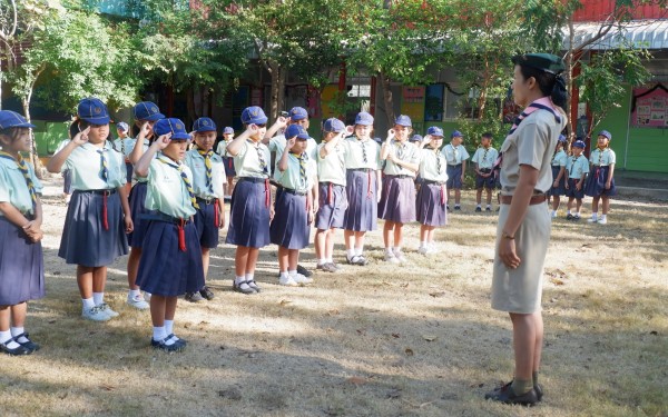 จัดกิจกรรมเข้าค่ายลูกเสือสำรอง ประจำปีการศึกษา 2566