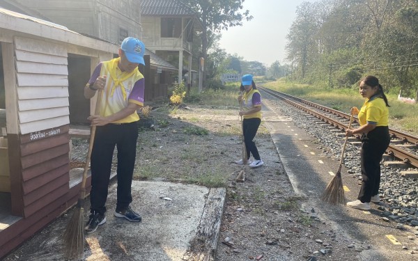 ร่วมกิจกรรมจิตอาสาพัฒนา เนื่องในวันที่ระลึกพระบาทสมเด็จพระพุทธเลิศหล้านภาลัย