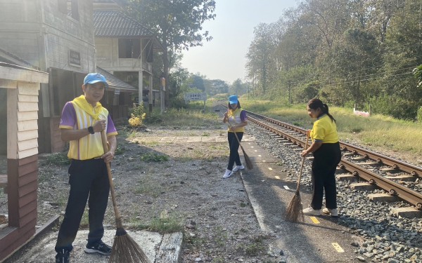 ร่วมกิจกรรมจิตอาสาพัฒนา เนื่องในวันที่ระลึกพระบาทสมเด็จพระพุทธเลิศหล้านภาลัย