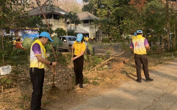 ร่วมกิจกรรมจิตอาสาพัฒนา เนื่องในวันที่ระลึกพระบาทสมเด็จพระพุทธเลิศหล้านภาลัย