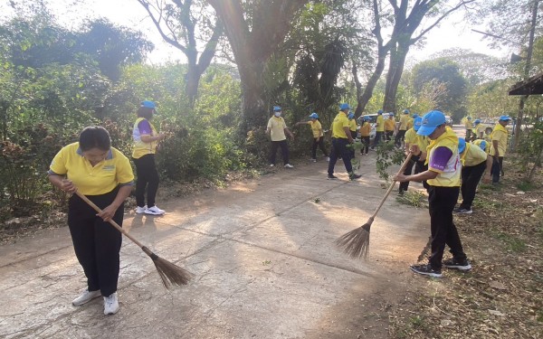 ร่วมกิจกรรมจิตอาสาพัฒนา เนื่องในวันที่ระลึกพระบาทสมเด็จพระพุทธเลิศหล้านภาลัย