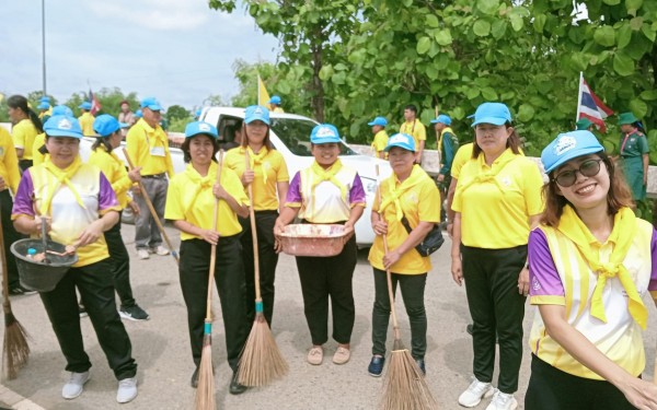 ร่วมจิตอาสาพัฒนาเนื่องในวันพระบาทสมเด็จพระปกเกล้าเจ้าอยู่หัว 