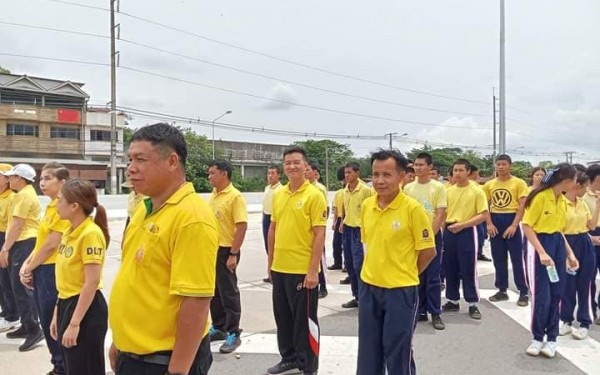 ข้าร่วมกิจกรรมเดิน วิ่ง ปั่น ธงตราสัญลักษณ์งานเฉลิมพระเกียรติพระบาทสมเด็จพระเจ้าอยู่หัวเนื่องในโอกาสพระราชพิธีเฉลิมพระชนมพรรษา ๖ รอบ ๒๘ กรกฎาคม ๒๕๖๗