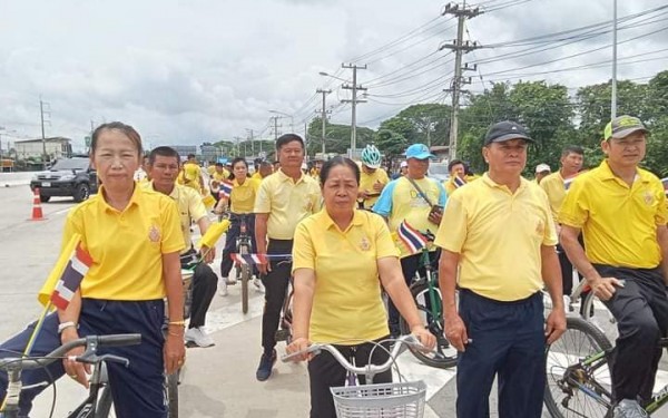 ข้าร่วมกิจกรรมเดิน วิ่ง ปั่น ธงตราสัญลักษณ์งานเฉลิมพระเกียรติพระบาทสมเด็จพระเจ้าอยู่หัวเนื่องในโอกาสพระราชพิธีเฉลิมพระชนมพรรษา ๖ รอบ ๒๘ กรกฎาคม ๒๕๖๗