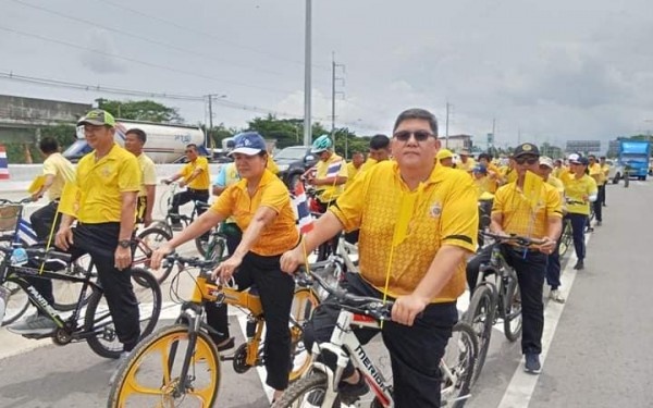 ข้าร่วมกิจกรรมเดิน วิ่ง ปั่น ธงตราสัญลักษณ์งานเฉลิมพระเกียรติพระบาทสมเด็จพระเจ้าอยู่หัวเนื่องในโอกาสพระราชพิธีเฉลิมพระชนมพรรษา ๖ รอบ ๒๘ กรกฎาคม ๒๕๖๗