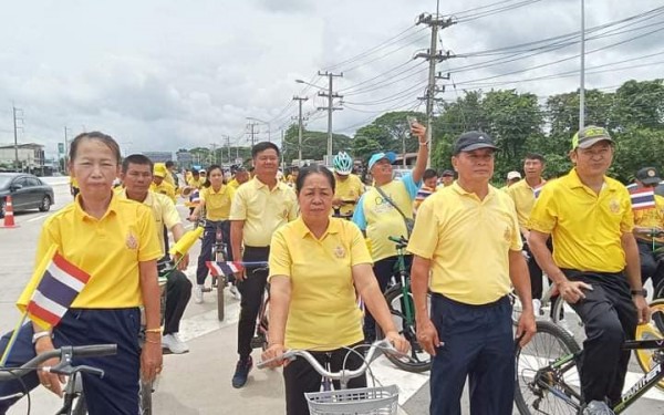 ข้าร่วมกิจกรรมเดิน วิ่ง ปั่น ธงตราสัญลักษณ์งานเฉลิมพระเกียรติพระบาทสมเด็จพระเจ้าอยู่หัวเนื่องในโอกาสพระราชพิธีเฉลิมพระชนมพรรษา ๖ รอบ ๒๘ กรกฎาคม ๒๕๖๗