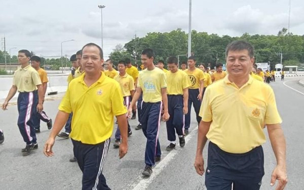 ข้าร่วมกิจกรรมเดิน วิ่ง ปั่น ธงตราสัญลักษณ์งานเฉลิมพระเกียรติพระบาทสมเด็จพระเจ้าอยู่หัวเนื่องในโอกาสพระราชพิธีเฉลิมพระชนมพรรษา ๖ รอบ ๒๘ กรกฎาคม ๒๕๖๗