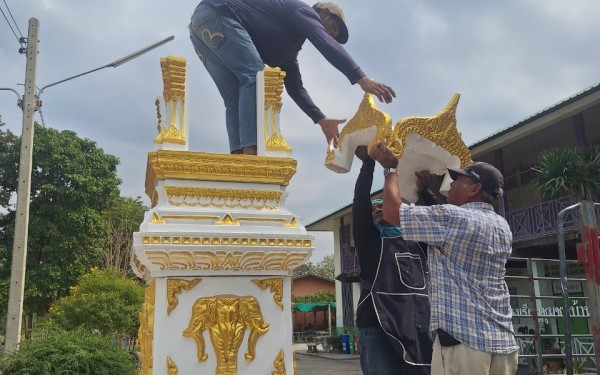 รับมอบซุ้มพระประจำโรงเรียน