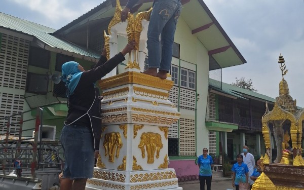 รับมอบซุ้มพระประจำโรงเรียน