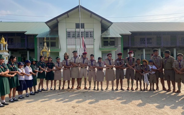 Scout camp โรงเรียนชุมชนบ้านดอนโม่