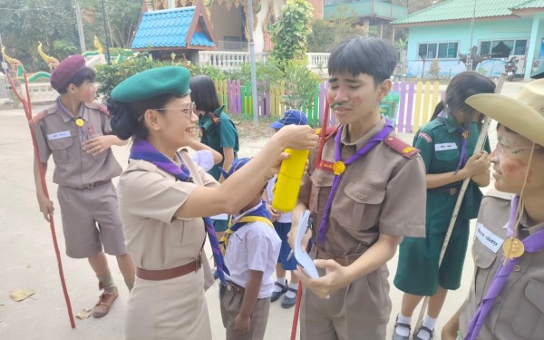 Scout camp โรงเรียนชุมชนบ้านดอนโม่