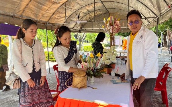 ผู้อำนวยการสถานศึกษา ครูเเละบุคลากรทางการศึกษา ร่วมงานบุญกฐินกับชุมชนบ้านดอนเขือง