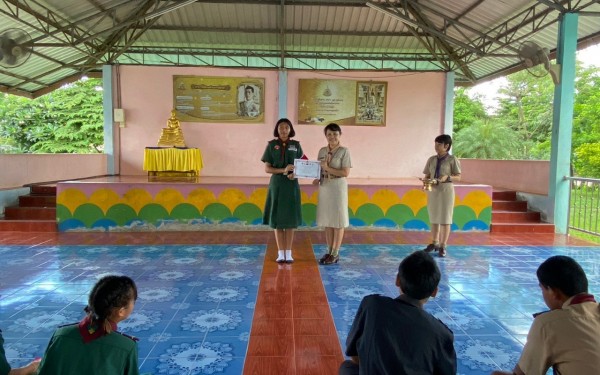 ตรวจเยี่ยม ประเมินติดตามนักเรียน โรงเรียนชุมชนบ้านนาดีหนองไผ่