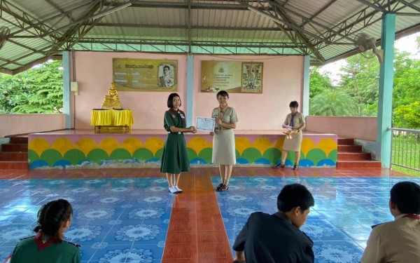 ตรวจเยี่ยม ประเมินติดตามนักเรียน โรงเรียนชุมชนบ้านนาดีหนองไผ่